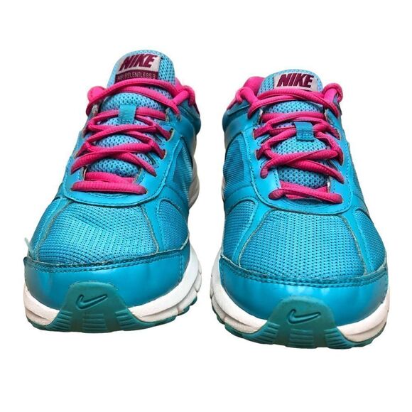 Nike Air Relentless 3 Blue Pink Running Women’s Shoes Sz 8.5 - Picture 3 of 9